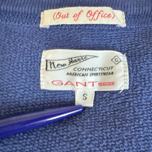 Gant Staycationland Blue Crewneck Sweatshirt Size Small - Picture 4 of 6